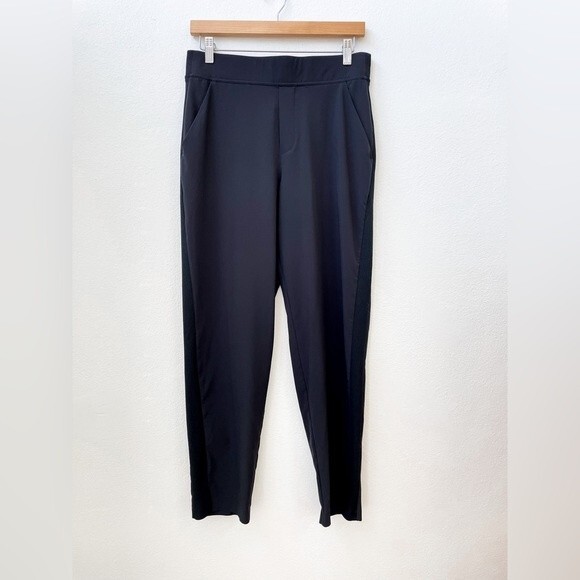 Athleta Black Casual Pull On Pants Size 8 - Picture 1 of 3